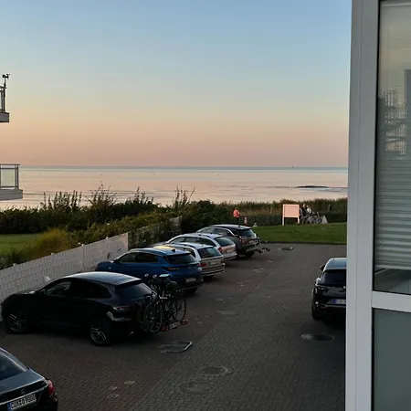 Strandjuwel In Der Seehuette Cuxhaven Duhnen- Exclusive Ferienwohnung Am Strand Mit Meerblick Exterior photo