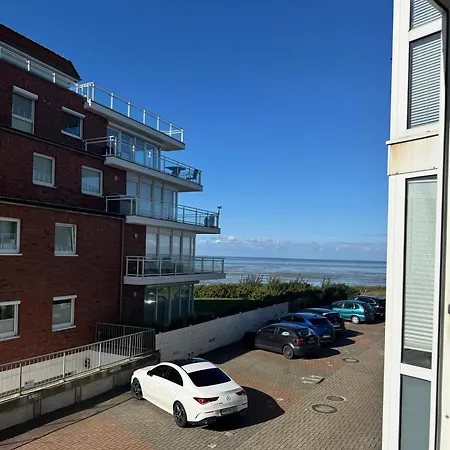 Strandjuwel In Der Seehuette Cuxhaven Duhnen- Exclusive Ferienwohnung Am Strand Mit Meerblick Exterior photo